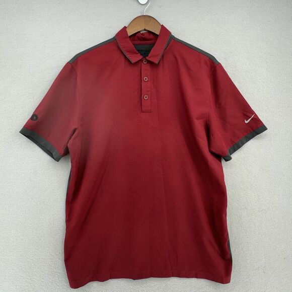 Nike Golf Dunkin Donuts DD Dri-Fit Polo Shirt Mens M Employee Classic VERY RARE - Picture 1 of 9